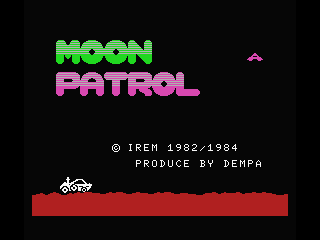 Moon Patrol screenshot 3 for MSX